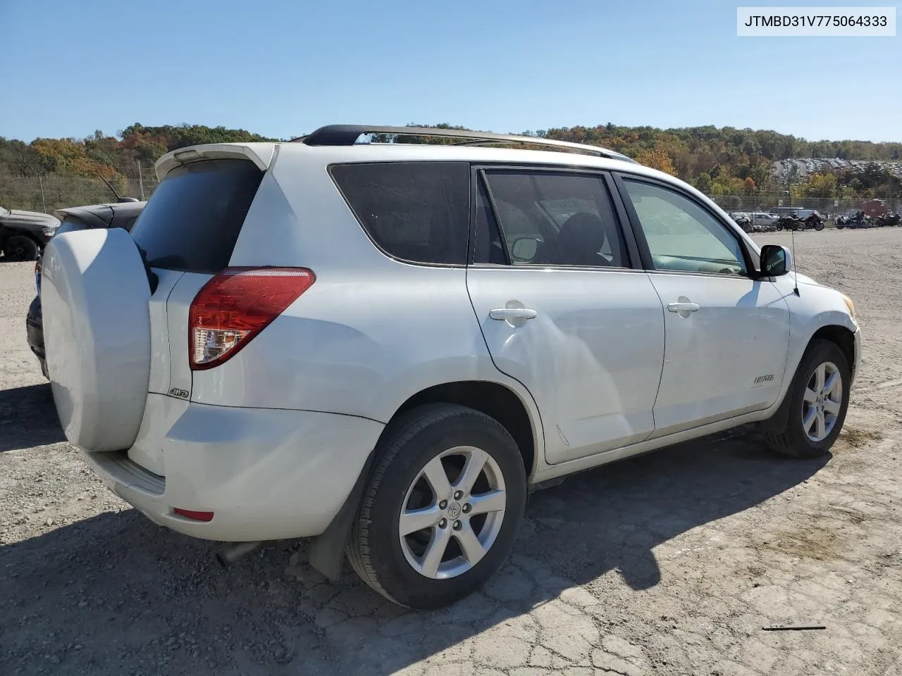 2007 Toyota Rav4 Limited VIN: JTMBD31V775064333 Lot: 76324914