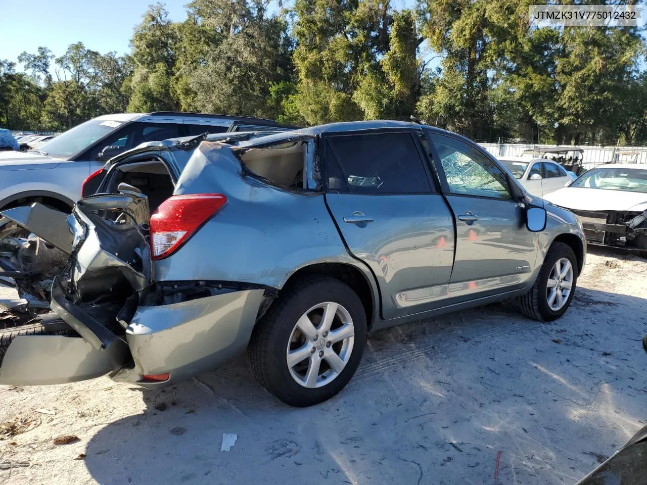 2007 Toyota Rav4 Limited VIN: JTMZK31V775012432 Lot: 76421074