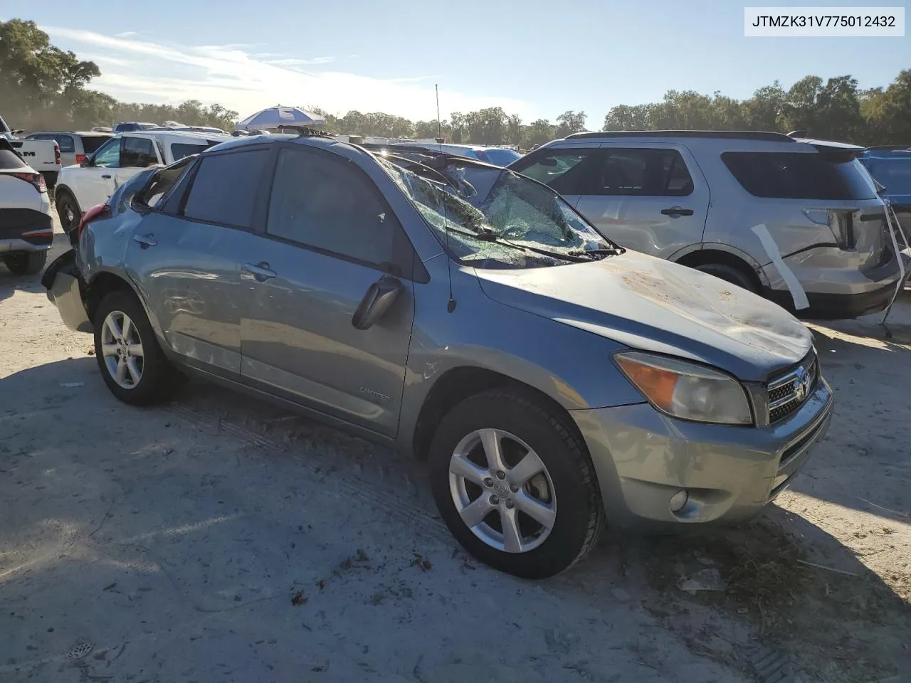 2007 Toyota Rav4 Limited VIN: JTMZK31V775012432 Lot: 76421074