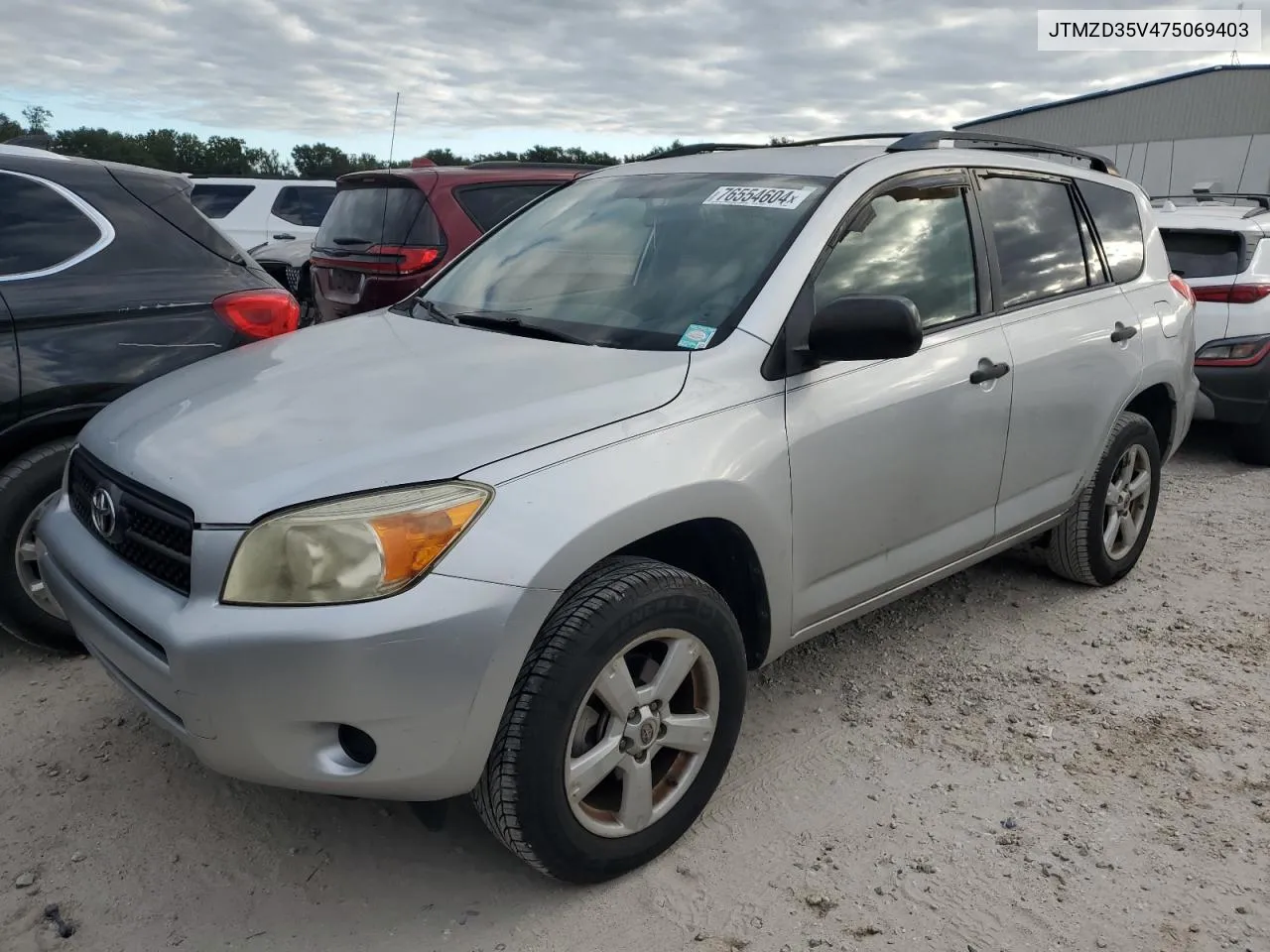 2007 Toyota Rav4 VIN: JTMZD35V475069403 Lot: 76554604