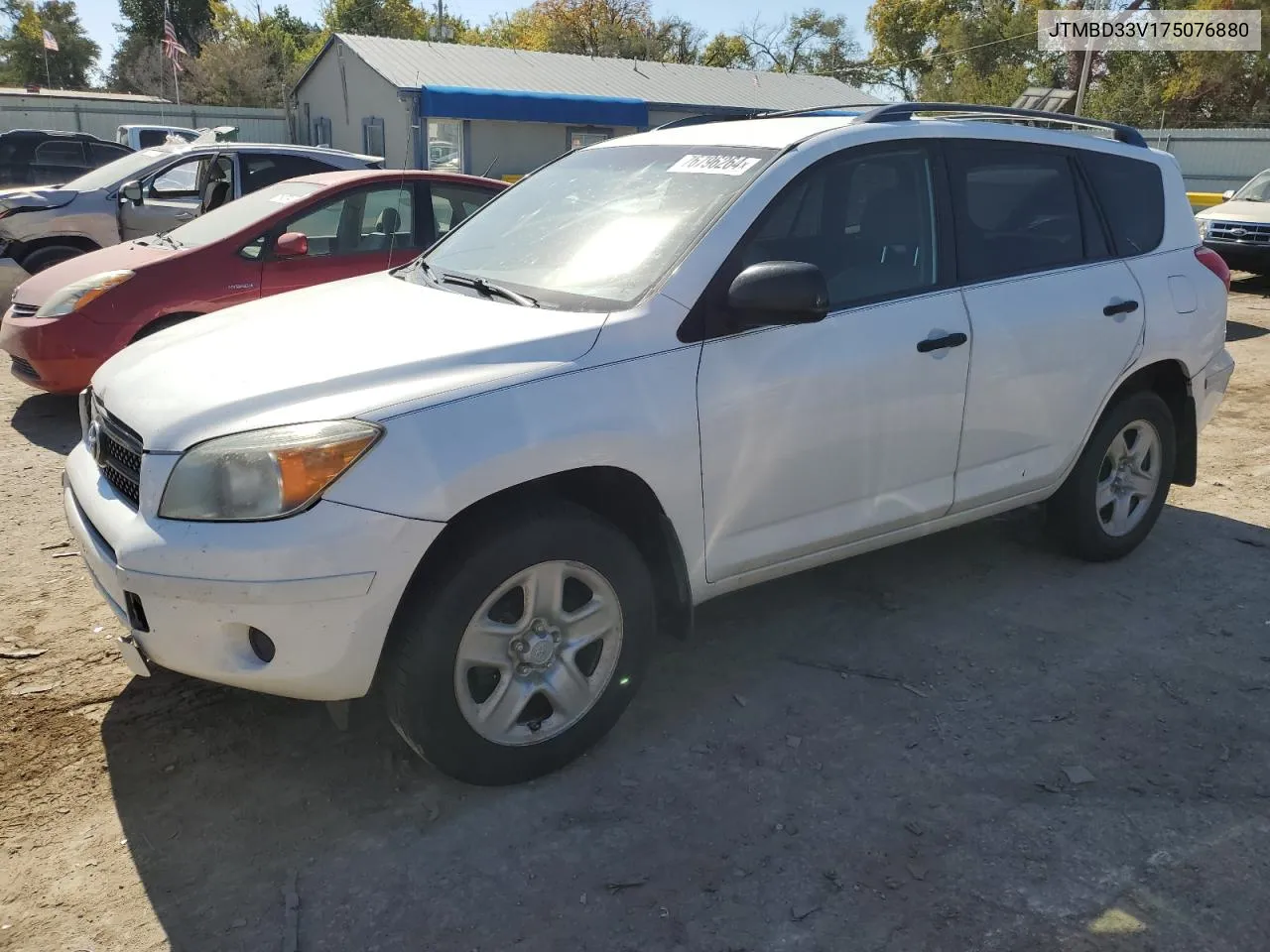 2007 Toyota Rav4 VIN: JTMBD33V175076880 Lot: 76796264