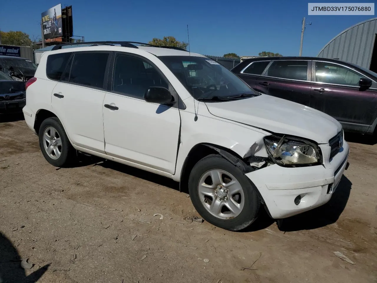 2007 Toyota Rav4 VIN: JTMBD33V175076880 Lot: 76796264