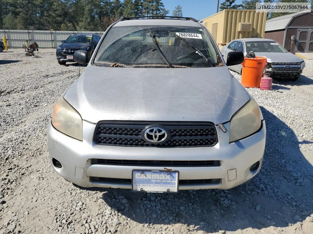 2007 Toyota Rav4 VIN: JTMZD33V275067944 Lot: 76828644