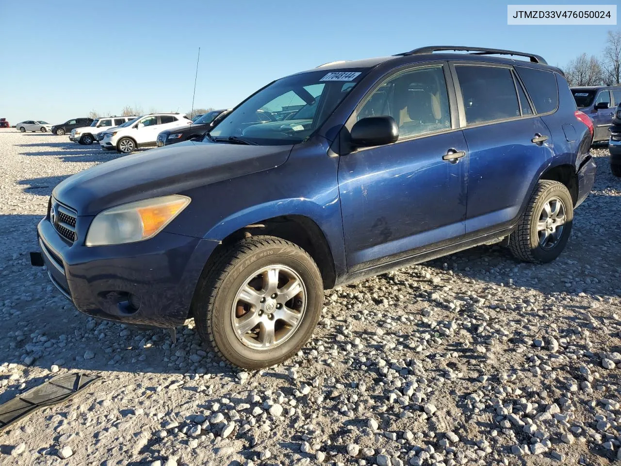 2007 Toyota Rav4 VIN: JTMZD33V476050024 Lot: 77048144