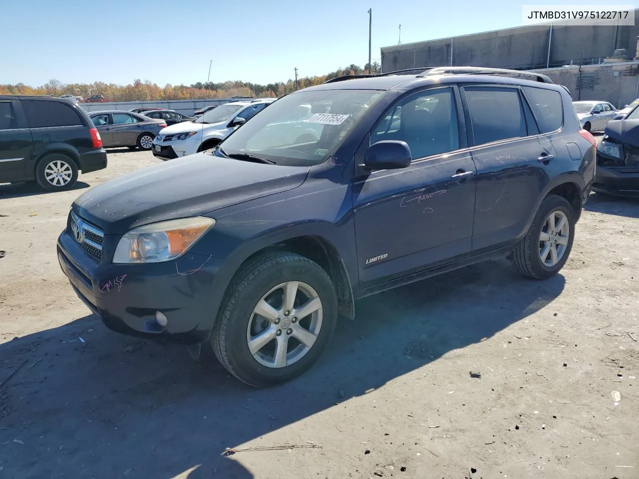 2007 Toyota Rav4 Limited VIN: JTMBD31V975122717 Lot: 77117554