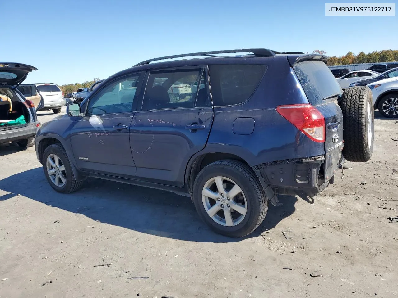 2007 Toyota Rav4 Limited VIN: JTMBD31V975122717 Lot: 77117554