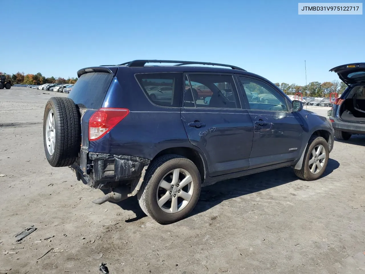 2007 Toyota Rav4 Limited VIN: JTMBD31V975122717 Lot: 77117554