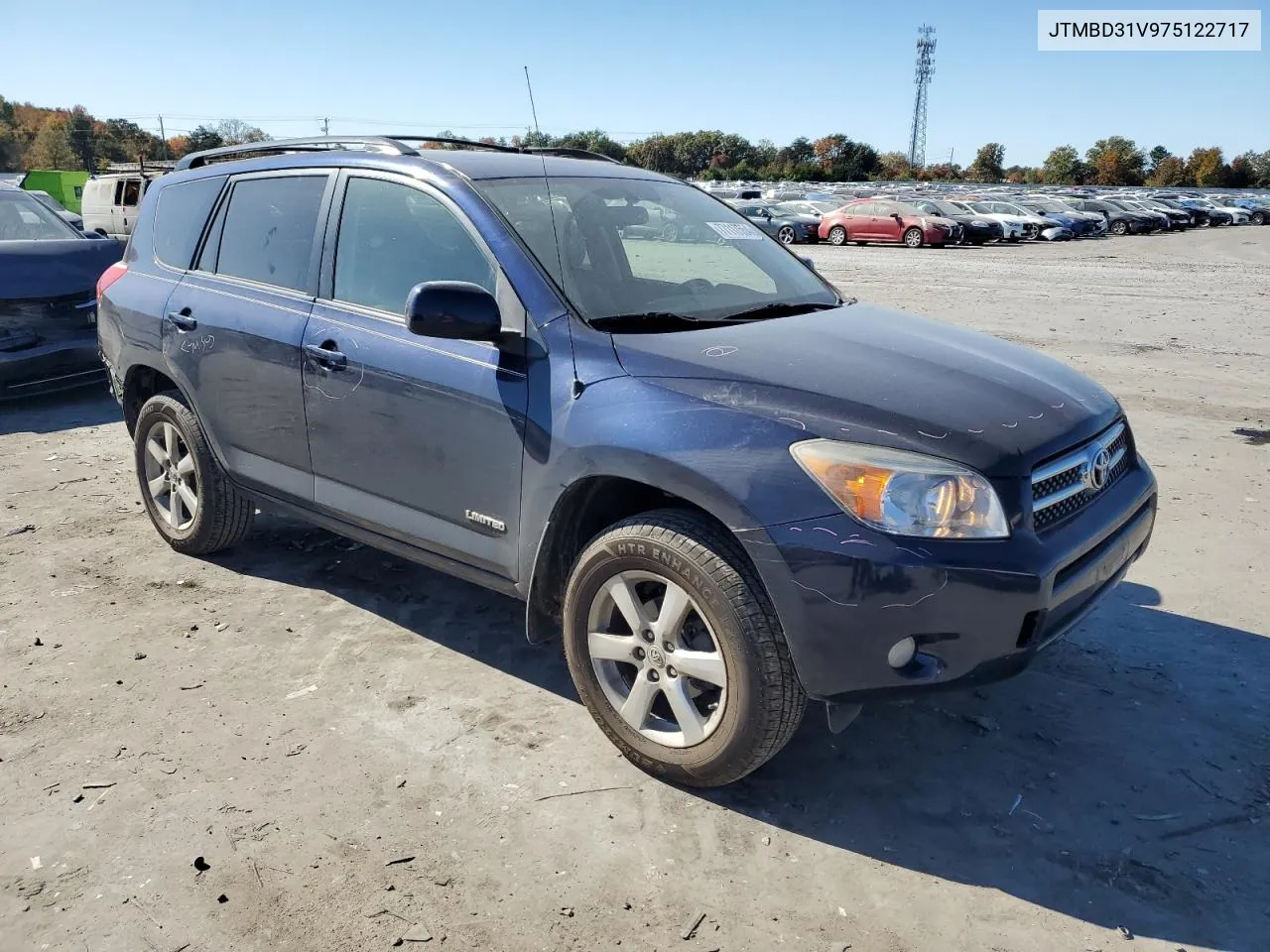 2007 Toyota Rav4 Limited VIN: JTMBD31V975122717 Lot: 77117554