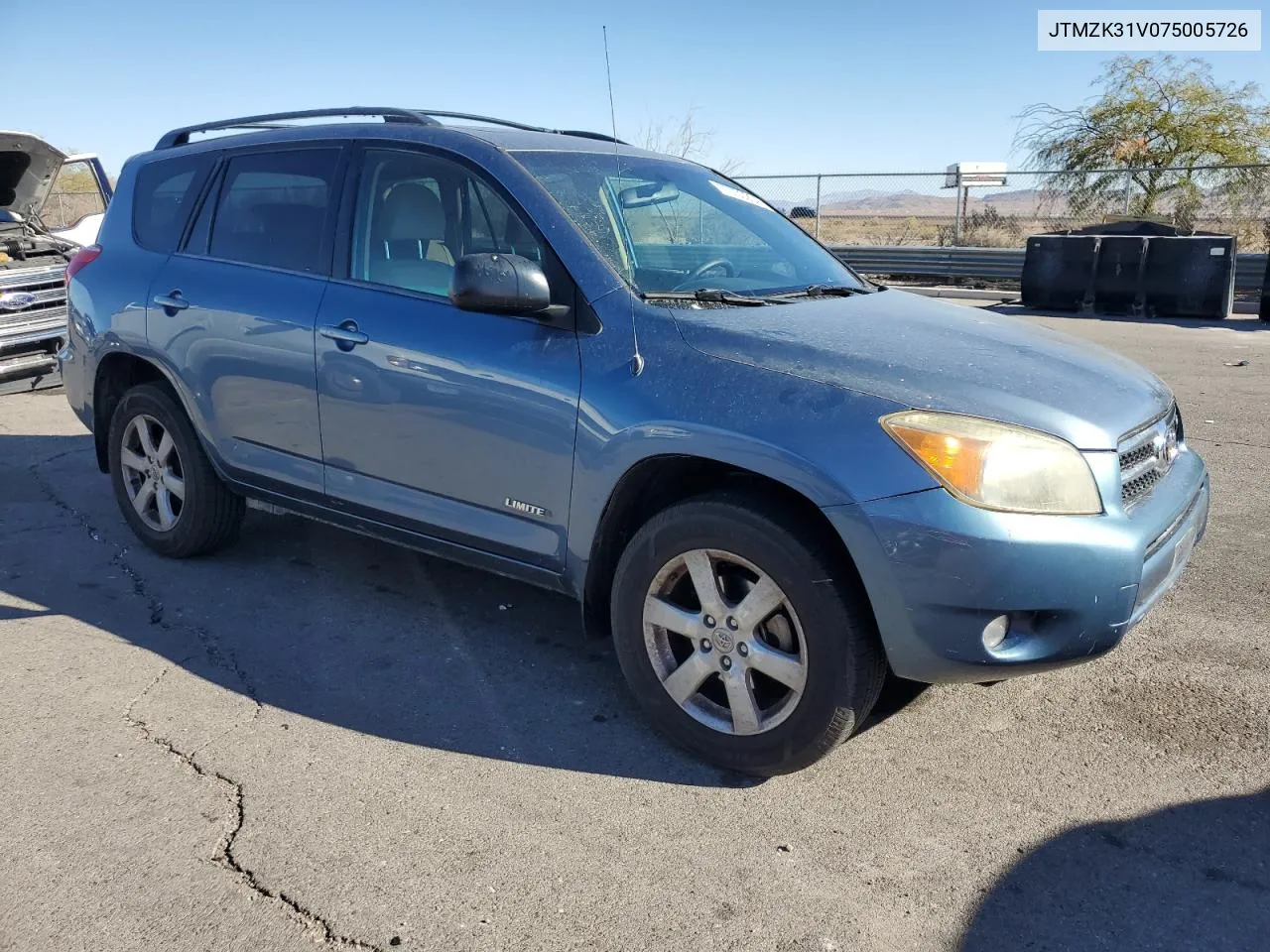 2007 Toyota Rav4 Limited VIN: JTMZK31V075005726 Lot: 77700204