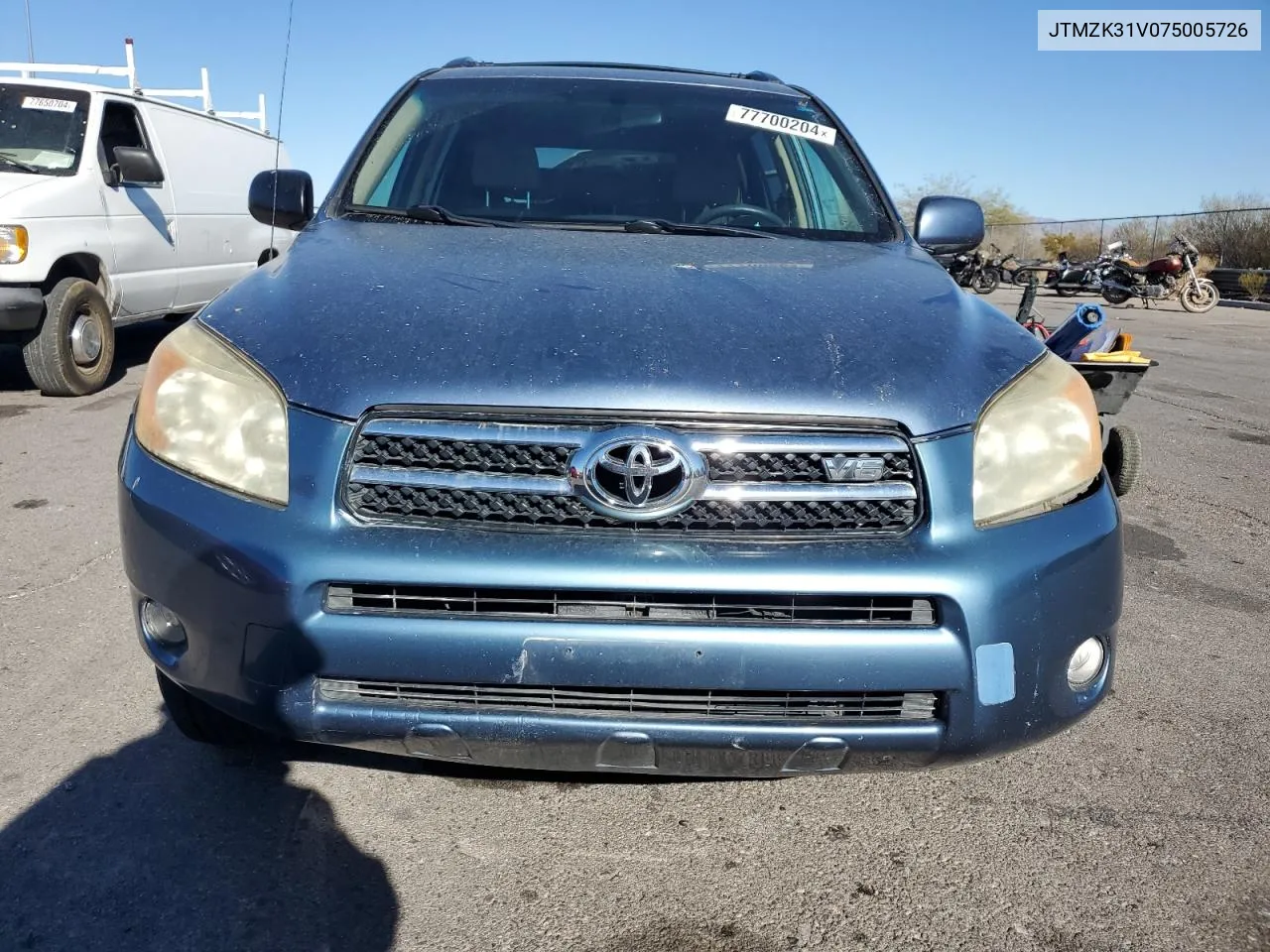 2007 Toyota Rav4 Limited VIN: JTMZK31V075005726 Lot: 77700204