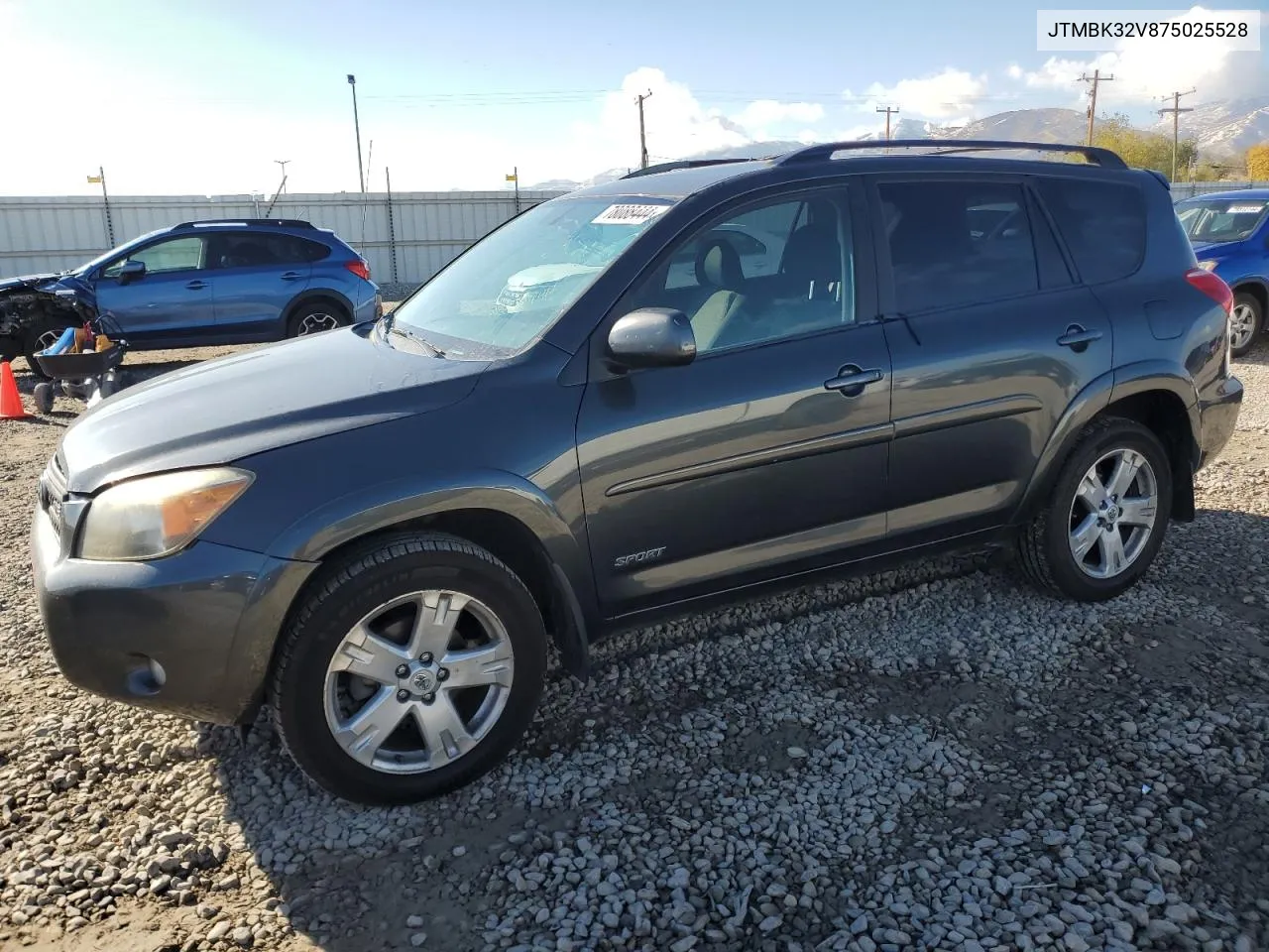 2007 Toyota Rav4 Sport VIN: JTMBK32V875025528 Lot: 78088444