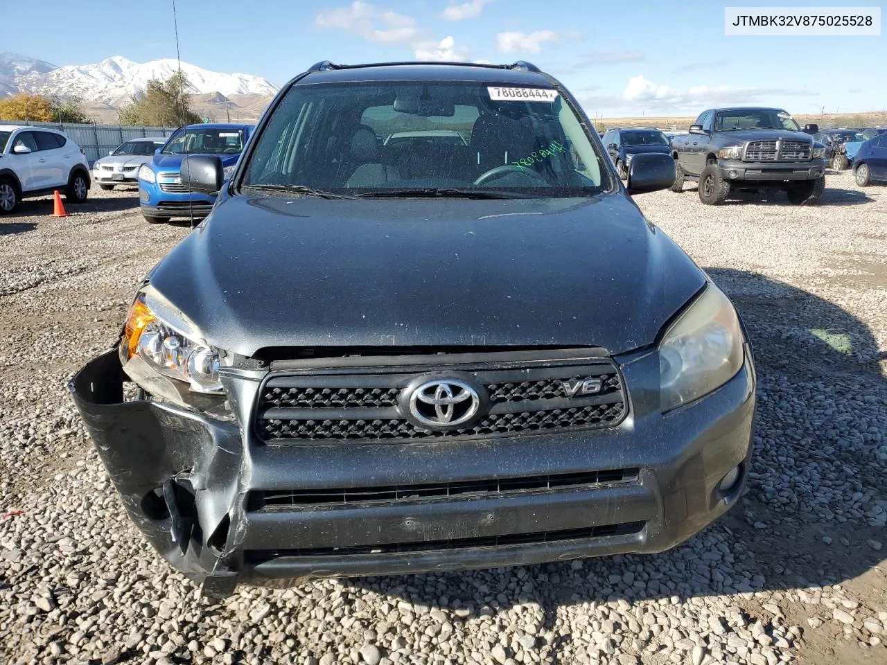 2007 Toyota Rav4 Sport VIN: JTMBK32V875025528 Lot: 78088444