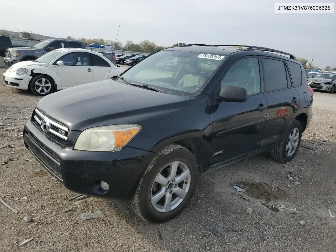 JTMZK31V876006326 2007 Toyota Rav4 Limited