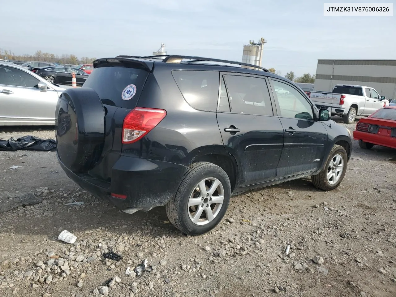 JTMZK31V876006326 2007 Toyota Rav4 Limited