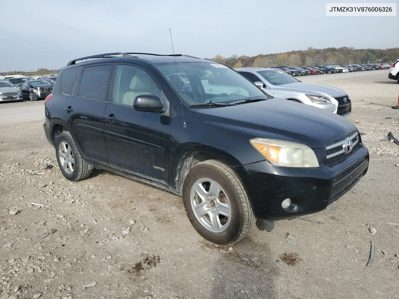 JTMZK31V876006326 2007 Toyota Rav4 Limited