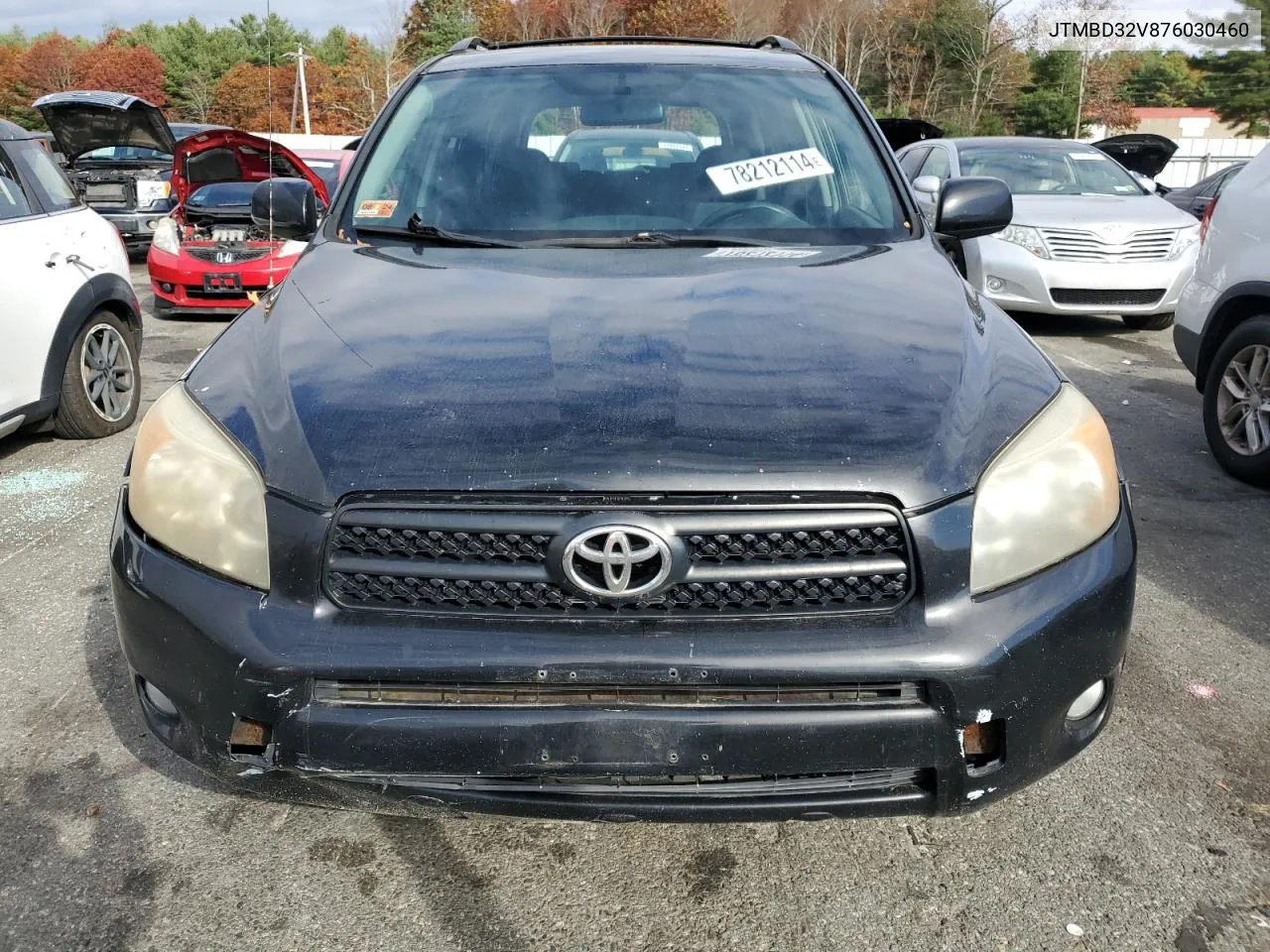 2007 Toyota Rav4 Sport VIN: JTMBD32V876030460 Lot: 78212114