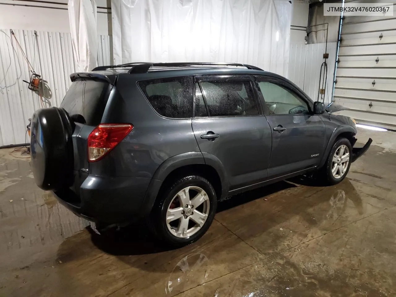 2007 Toyota Rav4 Sport VIN: JTMBK32V476020367 Lot: 78222194