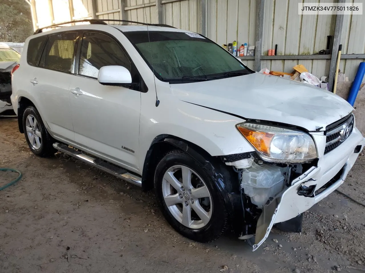 2007 Toyota Rav4 Limited VIN: JTMZK34V775011826 Lot: 78224374