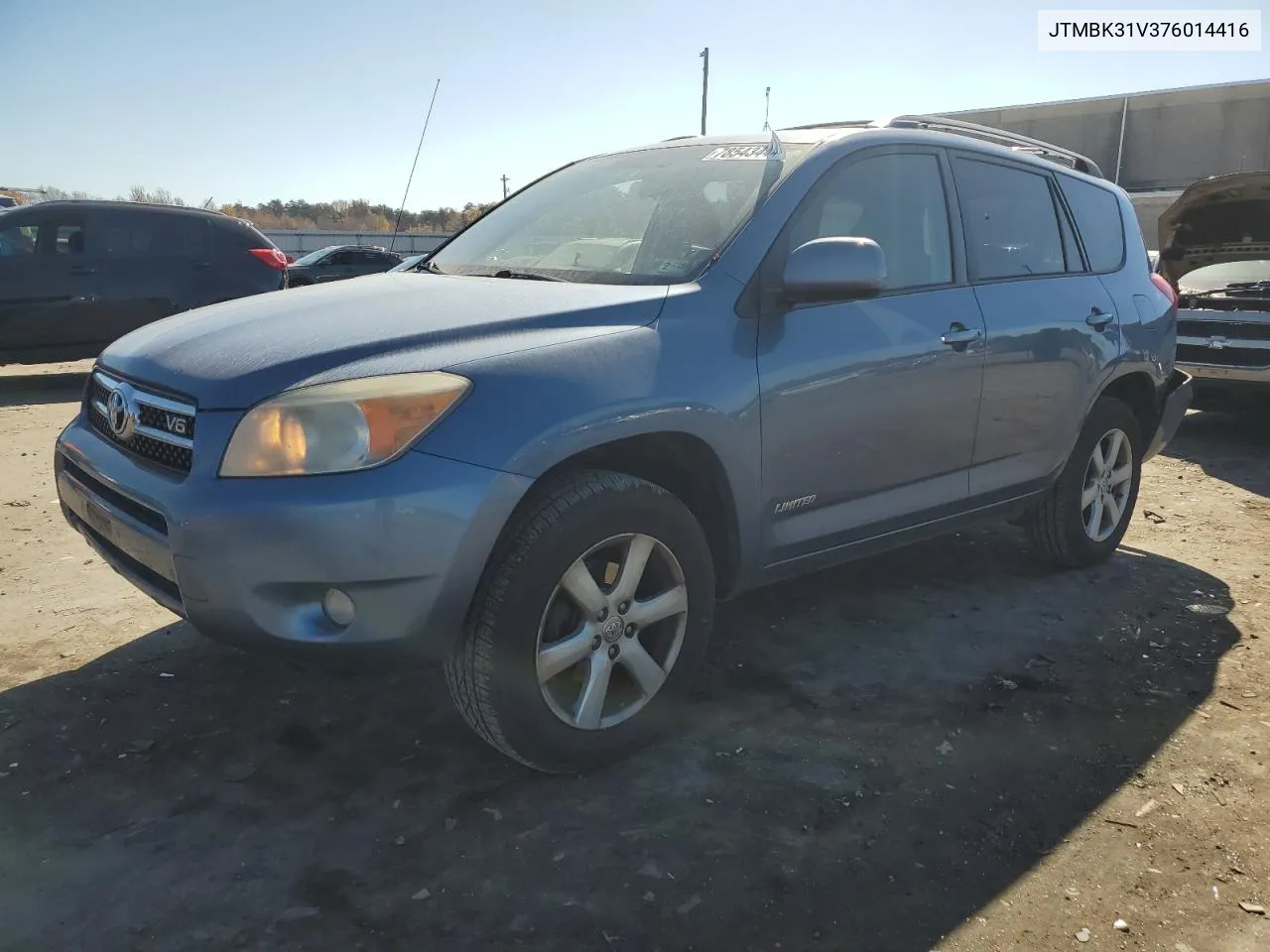 2007 Toyota Rav4 Limited VIN: JTMBK31V376014416 Lot: 78543444