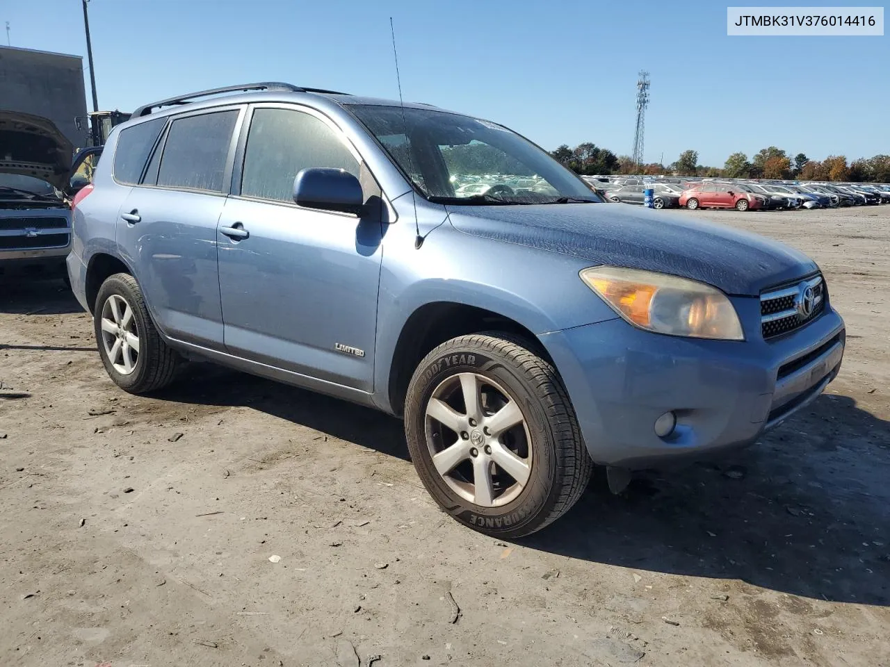 2007 Toyota Rav4 Limited VIN: JTMBK31V376014416 Lot: 78543444