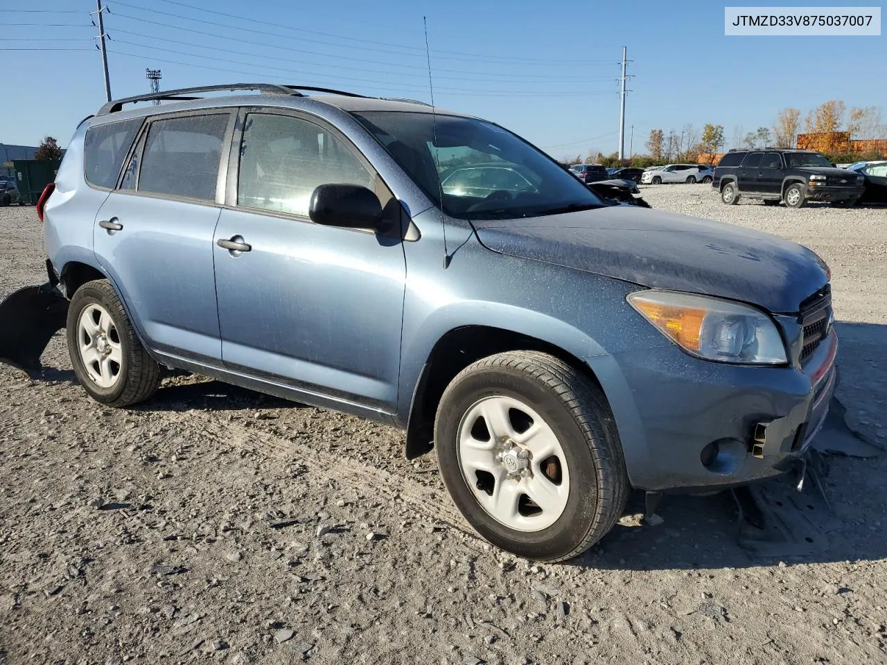 2007 Toyota Rav4 VIN: JTMZD33V875037007 Lot: 78625254