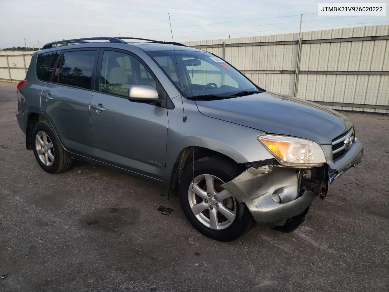 2007 Toyota Rav4 Limited VIN: JTMBK31V976020222 Lot: 78638374