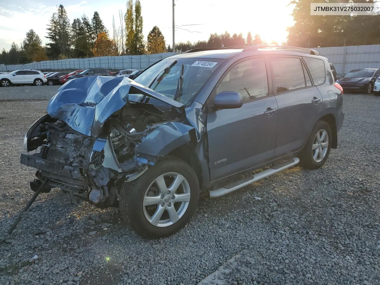 2007 Toyota Rav4 Limited VIN: JTMBK31V275032007 Lot: 79748204