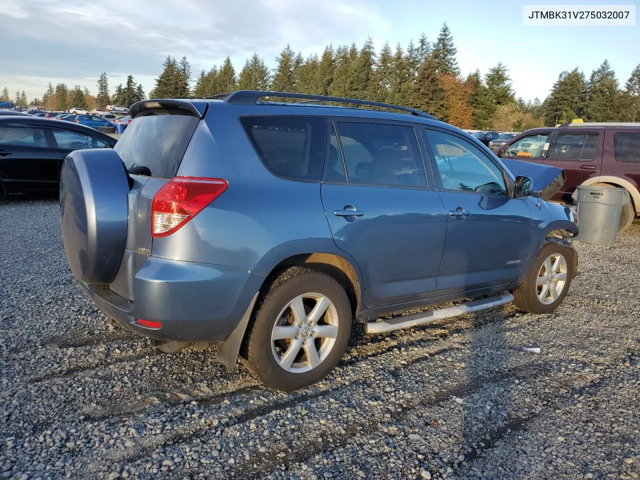 2007 Toyota Rav4 Limited VIN: JTMBK31V275032007 Lot: 79748204