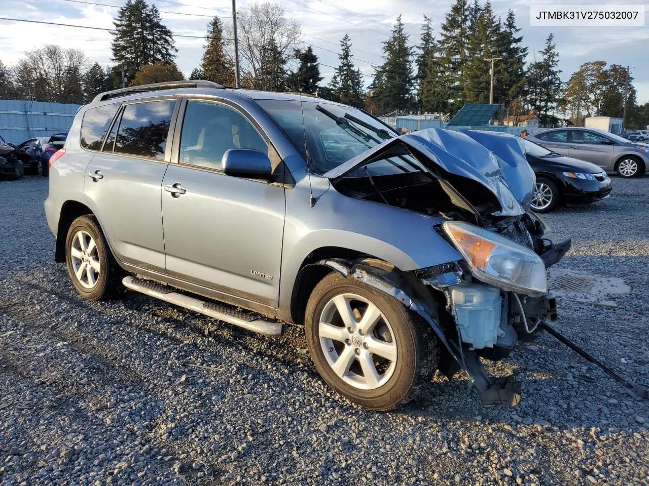 2007 Toyota Rav4 Limited VIN: JTMBK31V275032007 Lot: 79748204