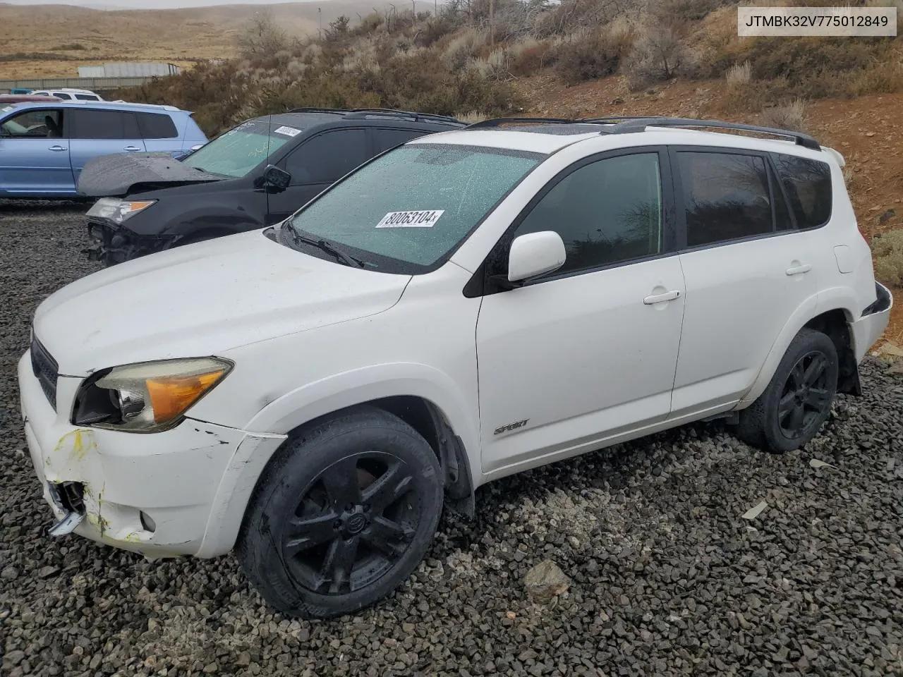 2007 Toyota Rav4 Sport VIN: JTMBK32V775012849 Lot: 80063104