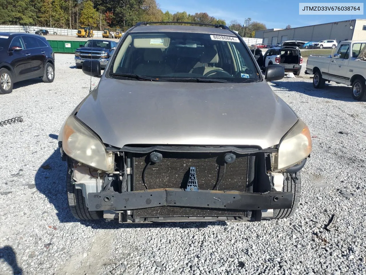 2007 Toyota Rav4 VIN: JTMZD33V676038764 Lot: 80280864