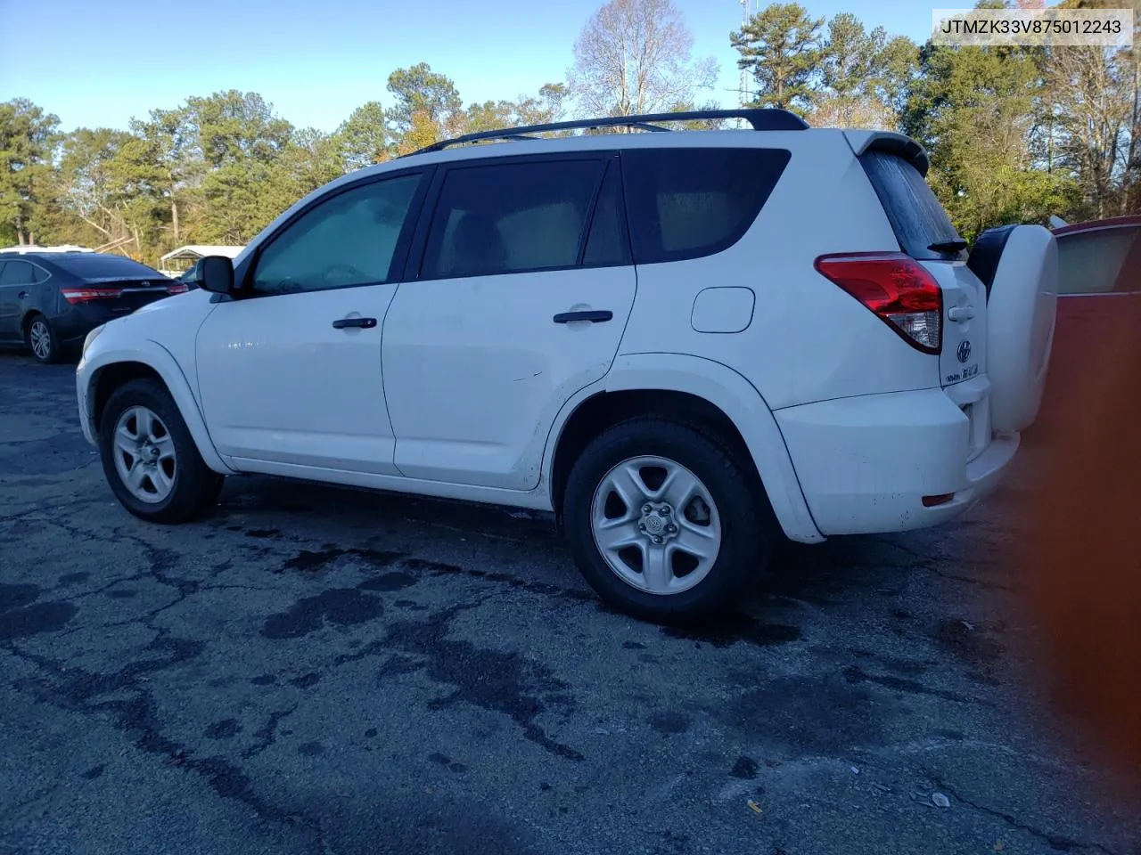 2007 Toyota Rav4 VIN: JTMZK33V875012243 Lot: 80494564