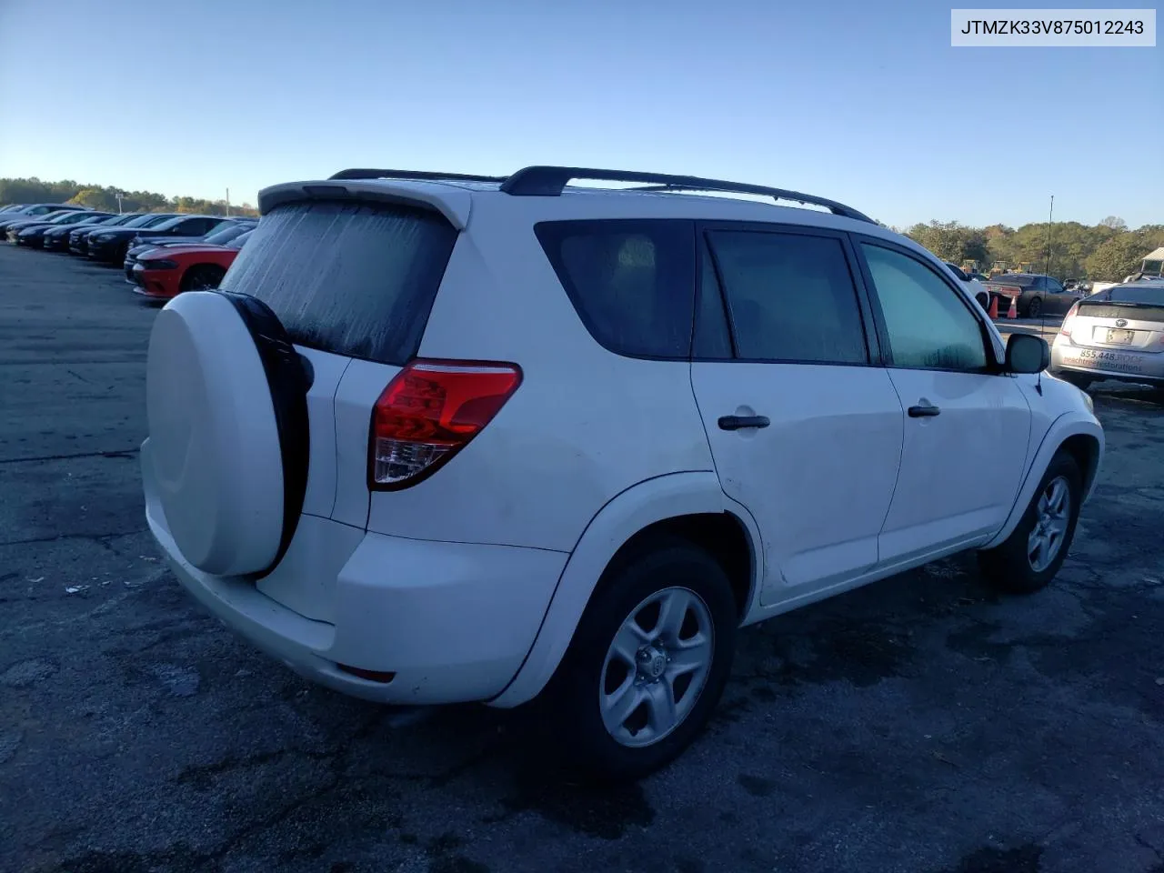 2007 Toyota Rav4 VIN: JTMZK33V875012243 Lot: 80494564