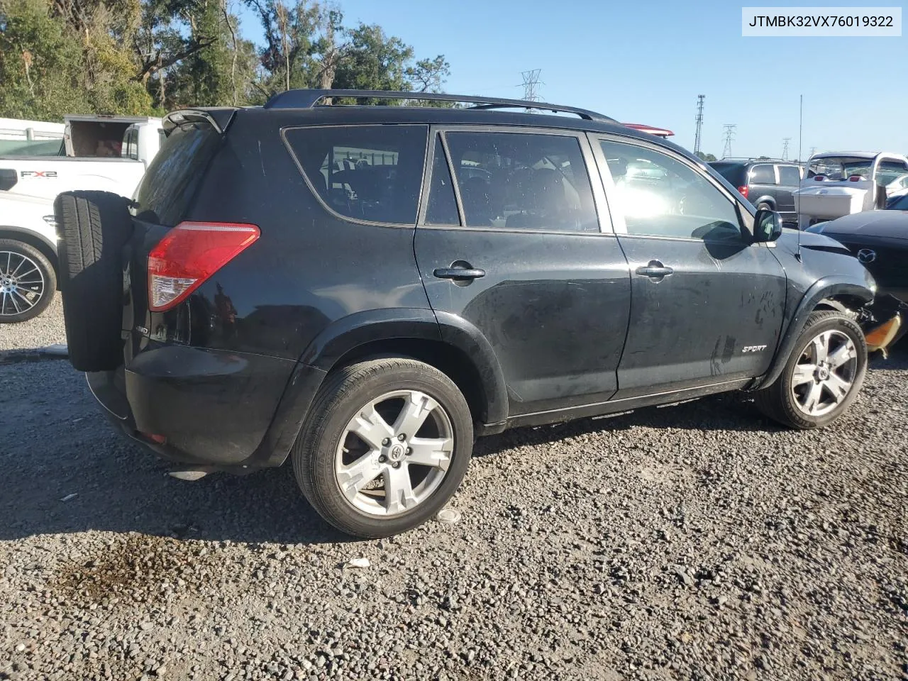 2007 Toyota Rav4 Sport VIN: JTMBK32VX76019322 Lot: 80698794