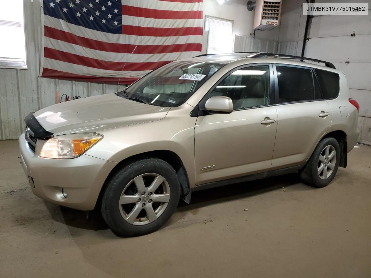 2007 Toyota Rav4 Limited VIN: JTMBK31V775015462 Lot: 80852794