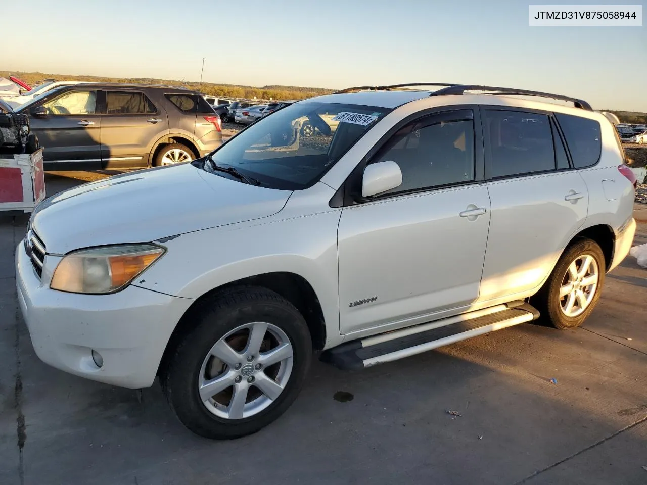 2007 Toyota Rav4 Limited VIN: JTMZD31V875058944 Lot: 81180574