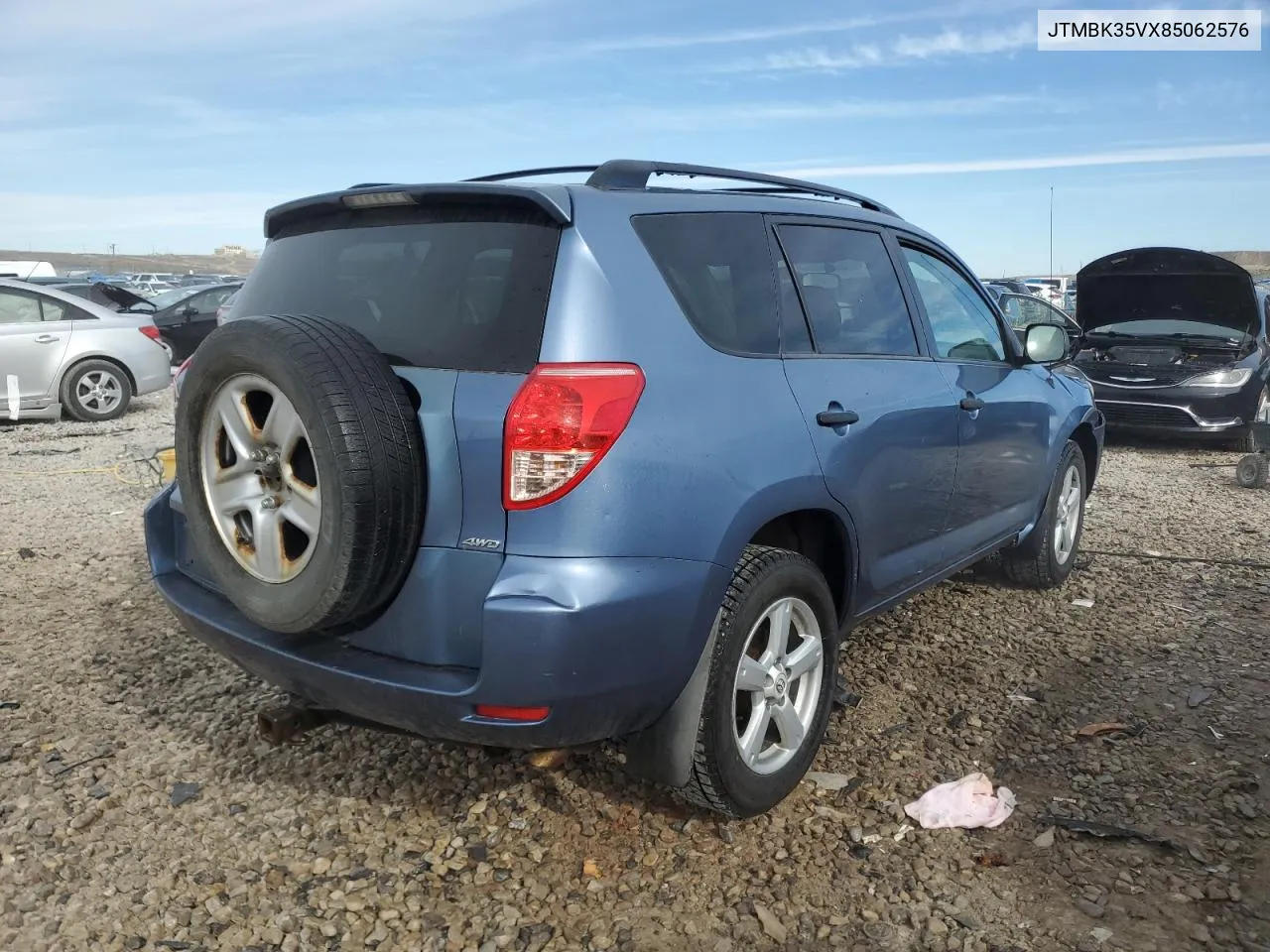 2008 Toyota Rav4 VIN: JTMBK35VX85062576 Lot: 51348584