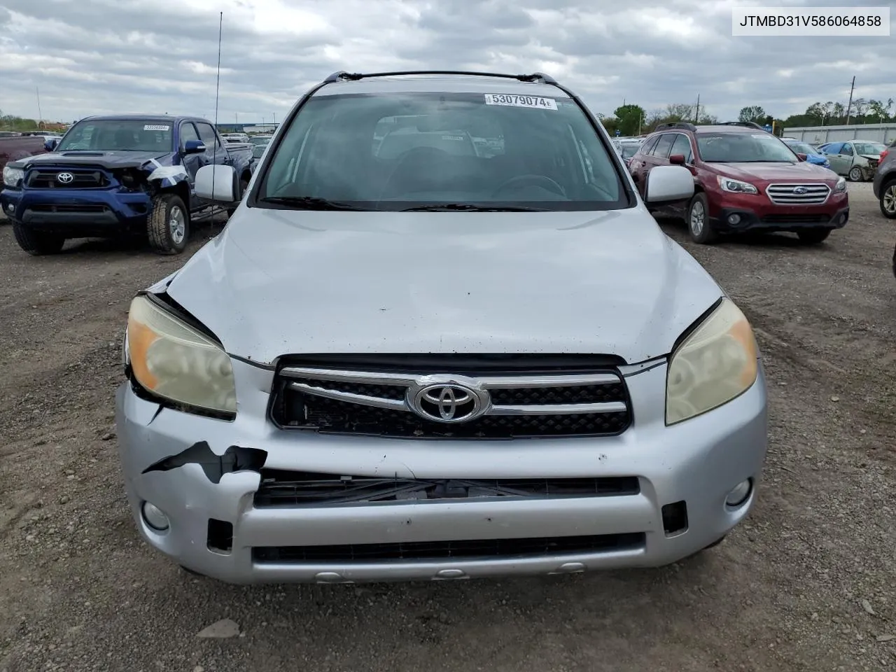 2008 Toyota Rav4 Limited VIN: JTMBD31V586064858 Lot: 53079074