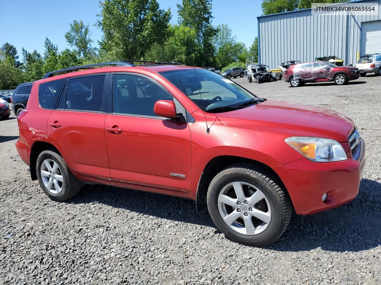 2008 Toyota Rav4 Limited VIN: JTMBK34V085069554 Lot: 57977554