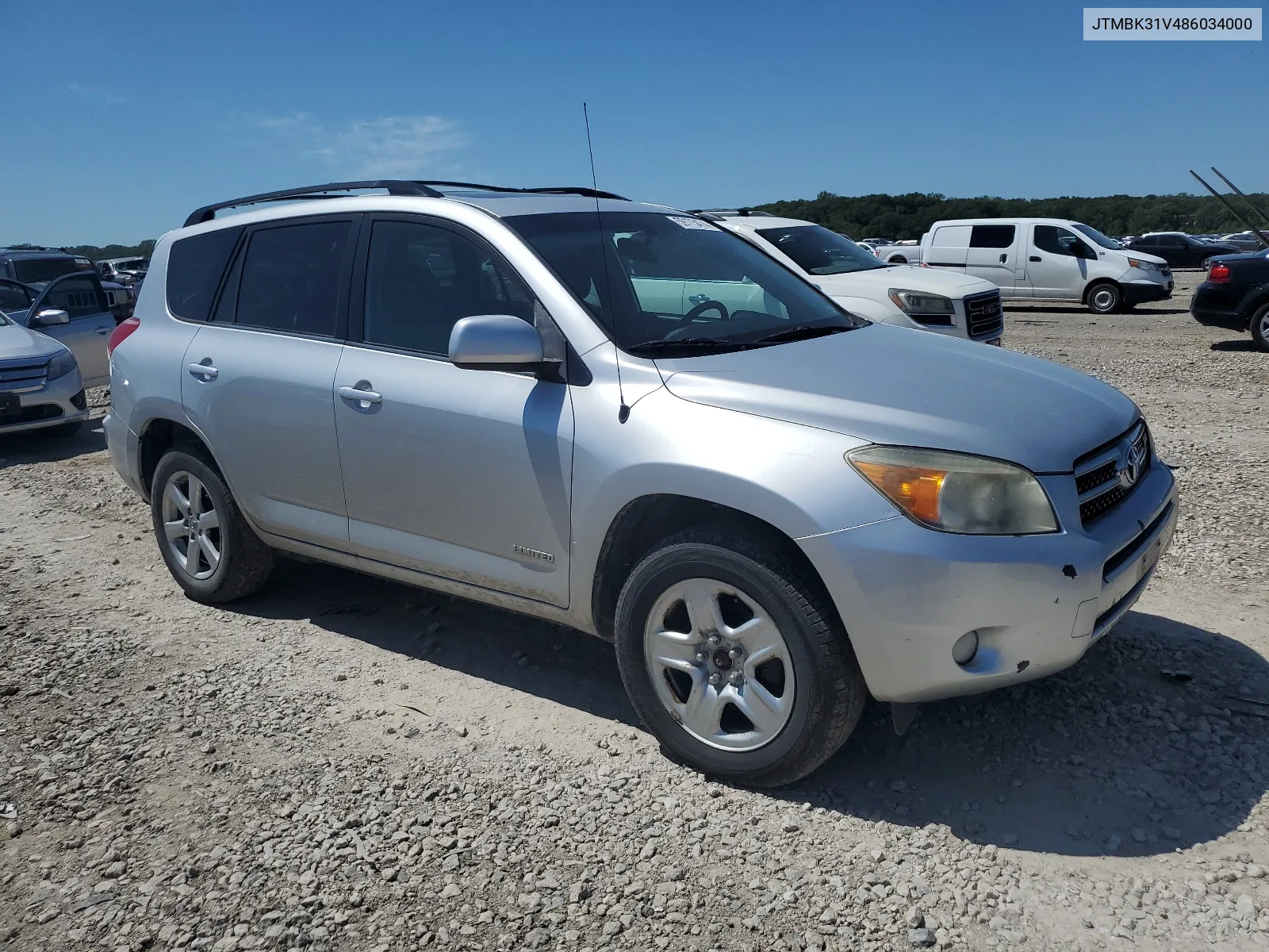 2008 Toyota Rav4 Limited VIN: JTMBK31V486034000 Lot: 59175474