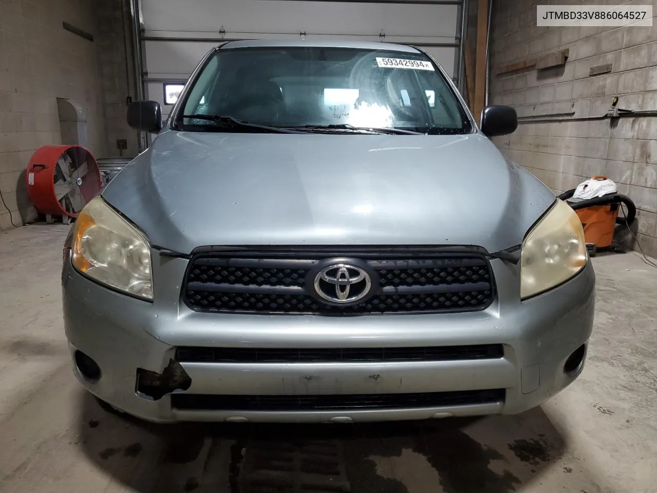 2008 Toyota Rav4 VIN: JTMBD33V886064527 Lot: 59342994