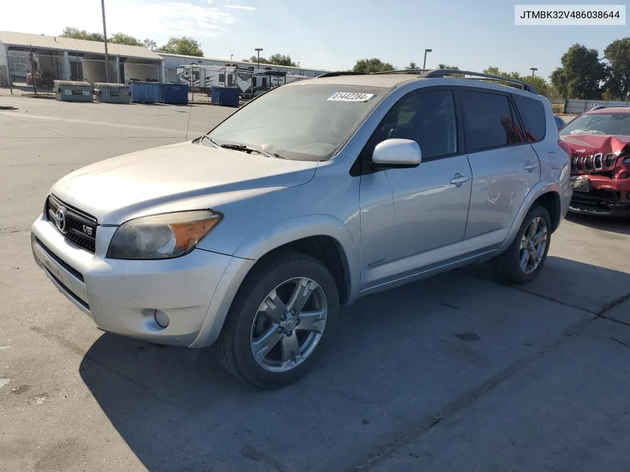 2008 Toyota Rav4 Sport VIN: JTMBK32V486038644 Lot: 61442284