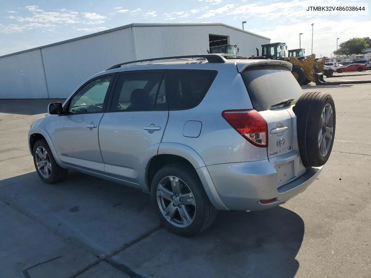 2008 Toyota Rav4 Sport VIN: JTMBK32V486038644 Lot: 61442284