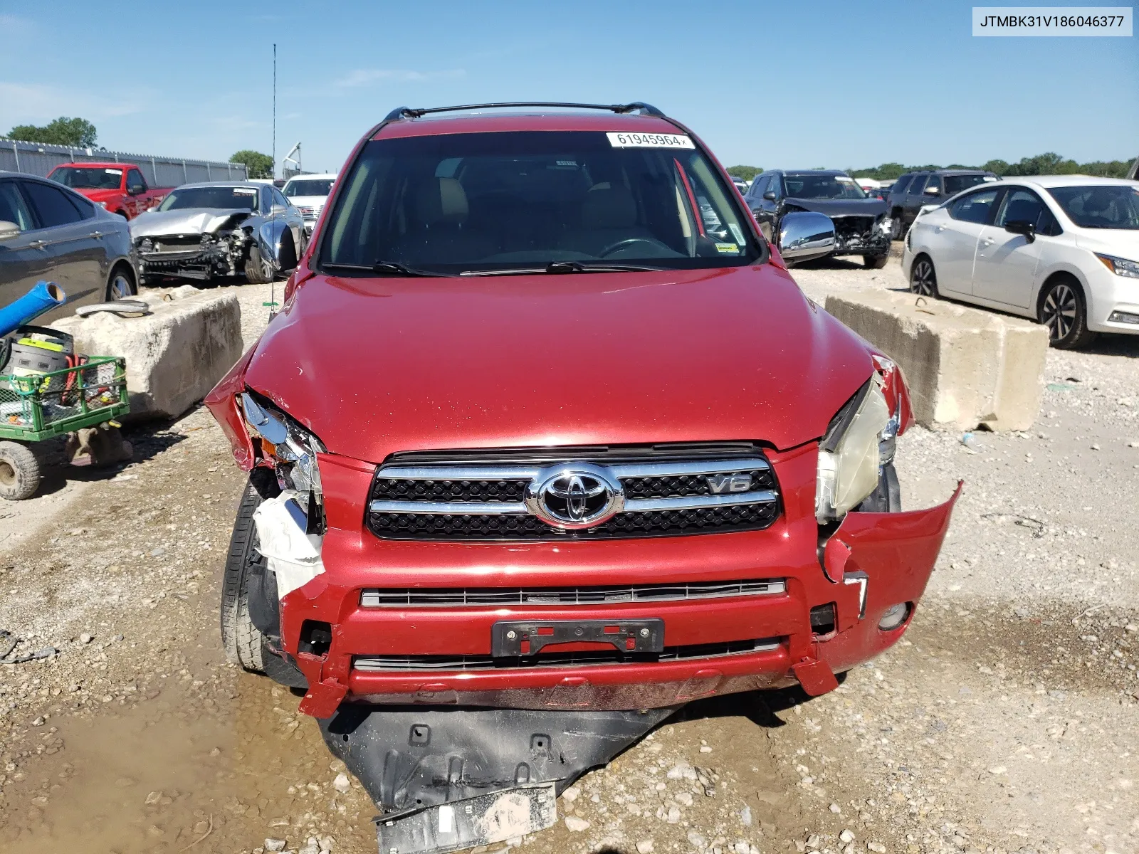 2008 Toyota Rav4 Limited VIN: JTMBK31V186046377 Lot: 61945964