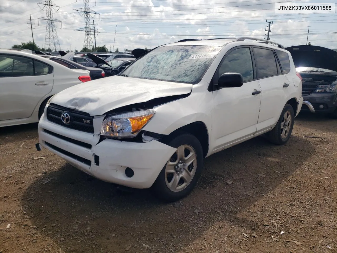 2008 Toyota Rav4 VIN: JTMZK33VX86011588 Lot: 64101944