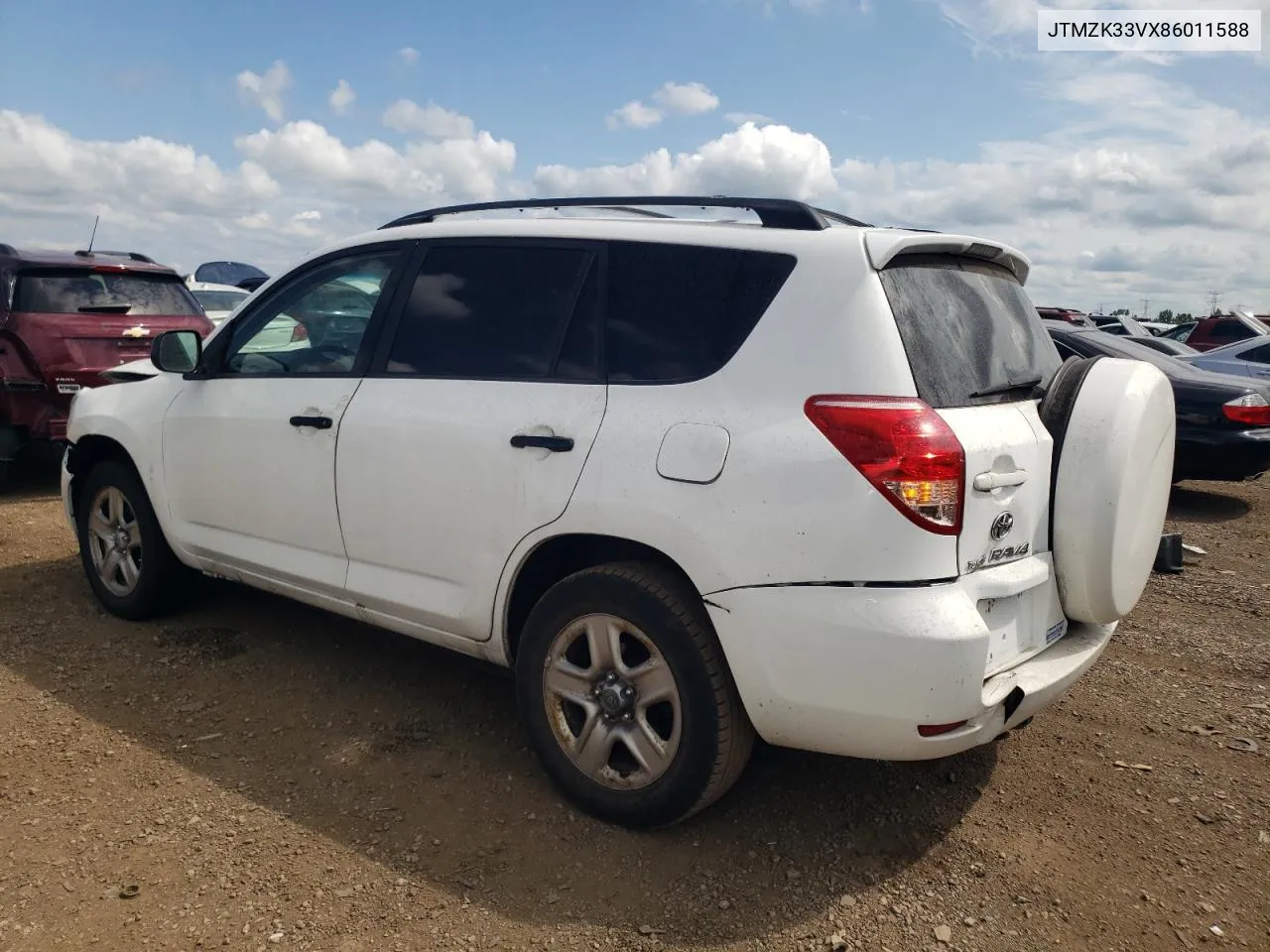 2008 Toyota Rav4 VIN: JTMZK33VX86011588 Lot: 64101944