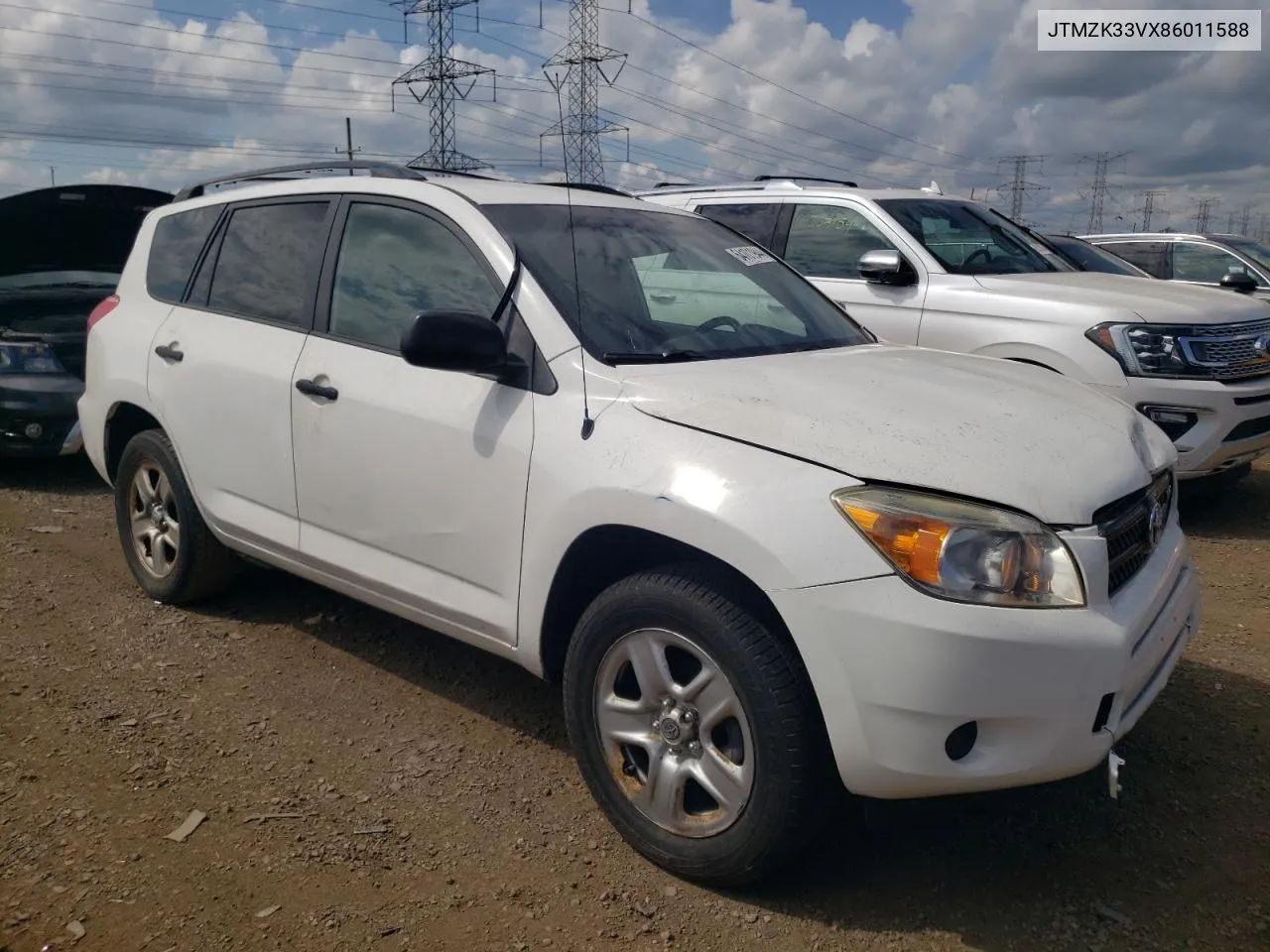 2008 Toyota Rav4 VIN: JTMZK33VX86011588 Lot: 64101944