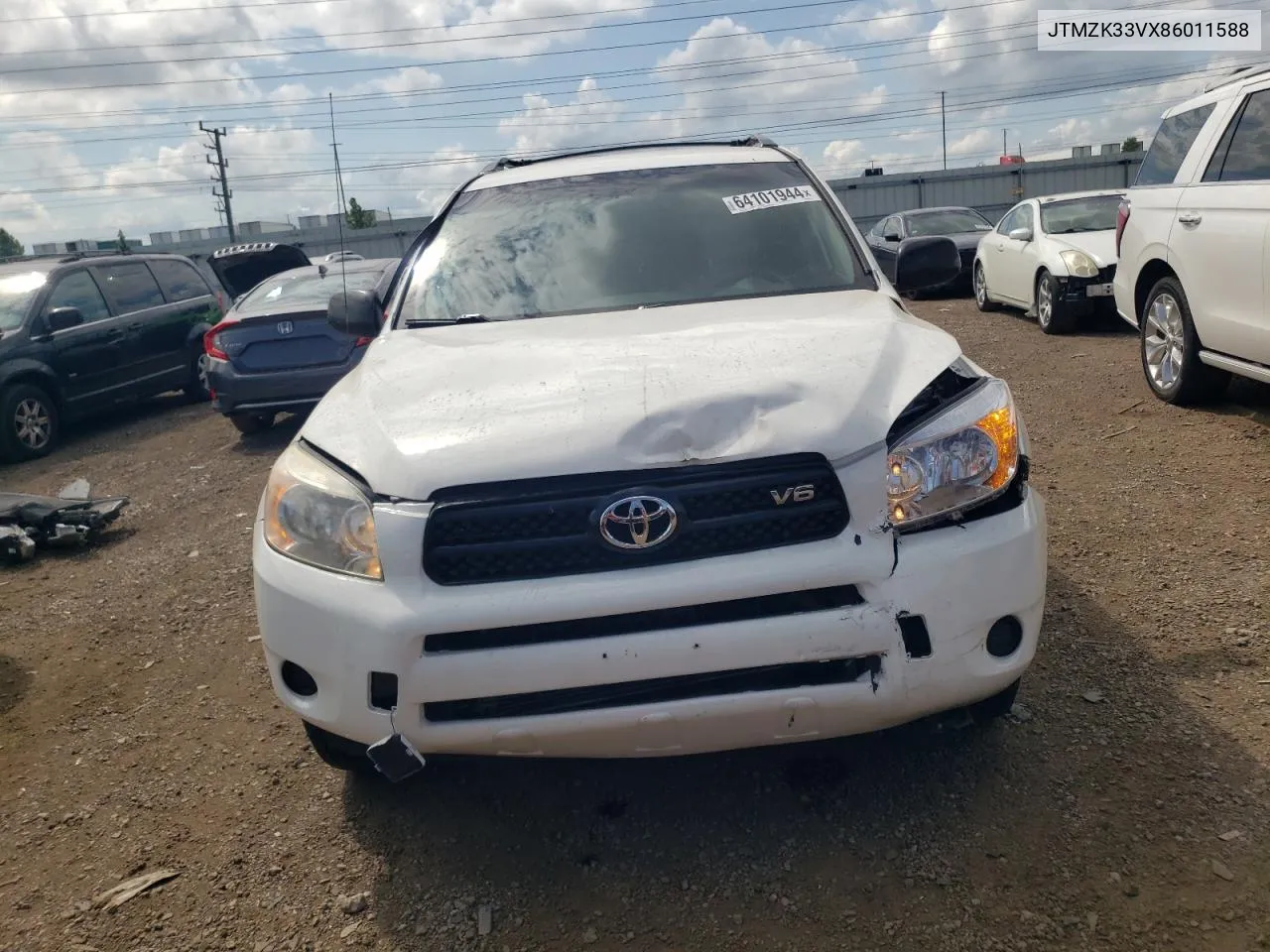 2008 Toyota Rav4 VIN: JTMZK33VX86011588 Lot: 64101944