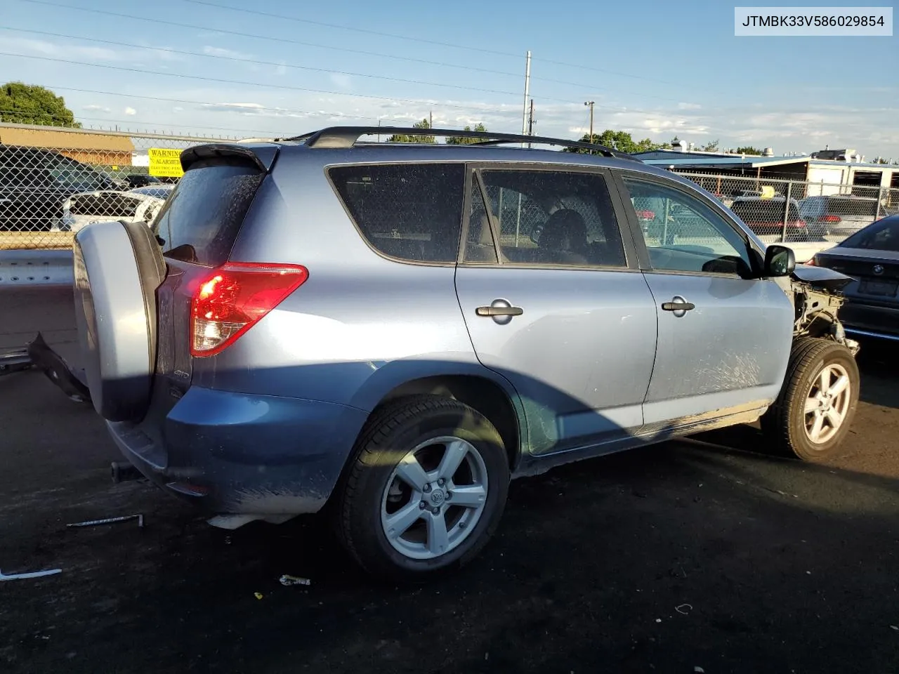 2008 Toyota Rav4 VIN: JTMBK33V586029854 Lot: 65756374