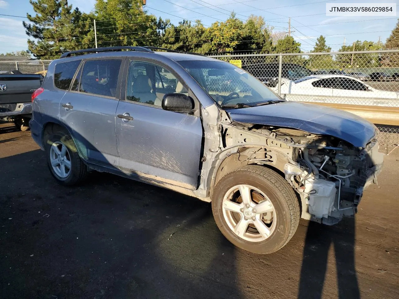 2008 Toyota Rav4 VIN: JTMBK33V586029854 Lot: 65756374